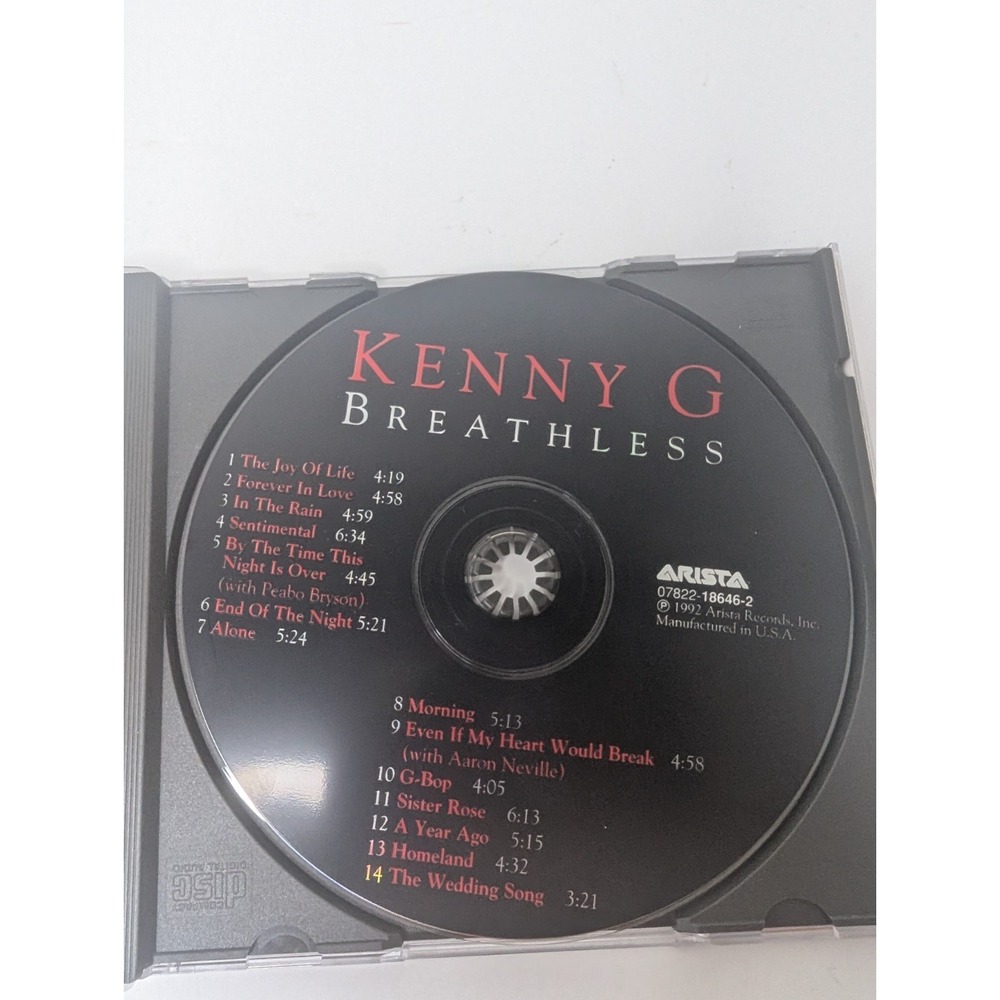 Kenny G CD Lot 2 CDs Breathless 1992 & I'm In The Mood For Love 2006 Smooth Jazz - Picture 7 of 9